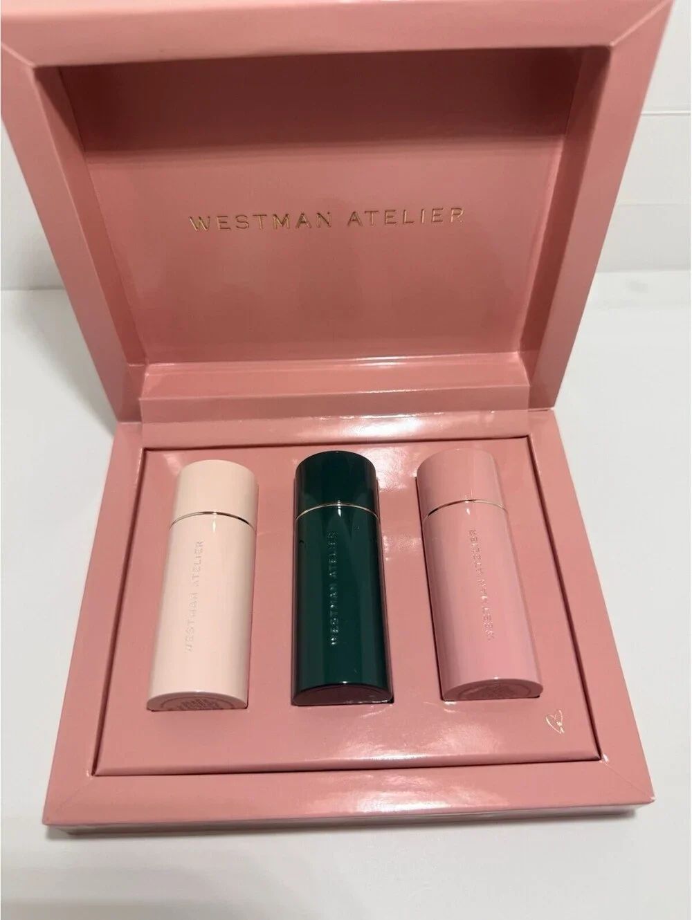Westman Atelier Lip Suede Matte Lipstick Trio Dash Je Rêve Fluffy Ltd Ed BNIB